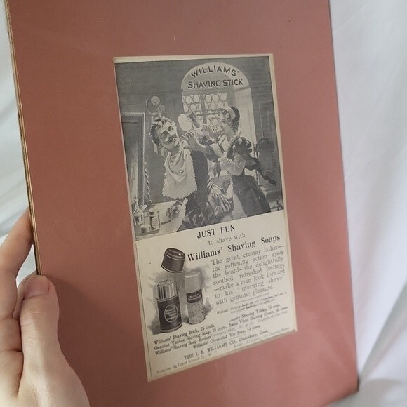 Williams Shaving Stick Advertisement 1898 Vintage barber ad - Picture 10 of 10